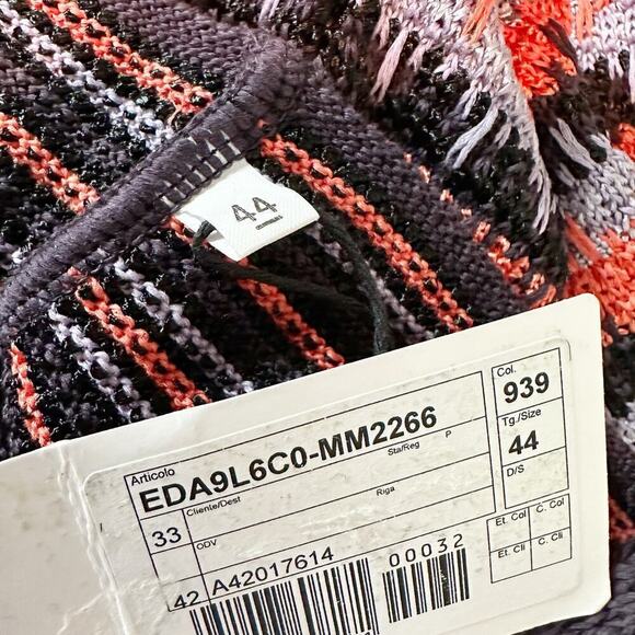 M Missoni Sleeveless Knit Casual Top Size 44 US 8 Stretch - Picture 3 of 11